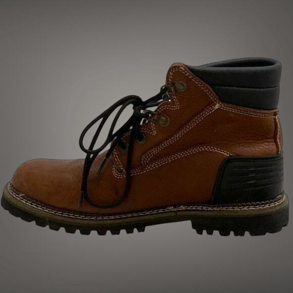 Men\'s Size 10 DICKIES DW6013 Heritage Brown Leather Casual Lace Up Boots main image 6